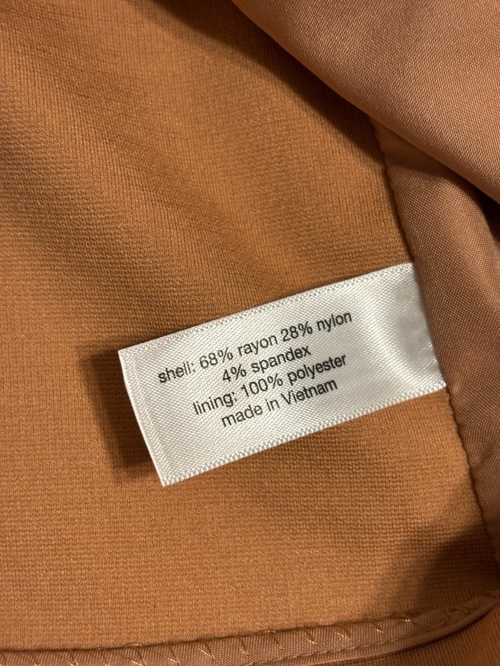 Lane Bryant Tan Double-Breasted Blazer with Gold Buttons - Picture 3 of 8